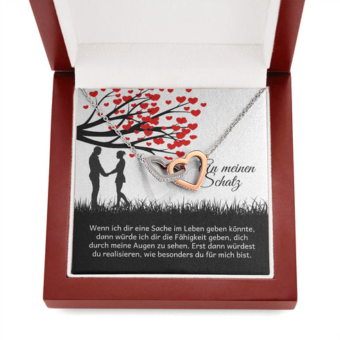 Halskette für einen geliebten Menschen - "Du machst mich glücklich"