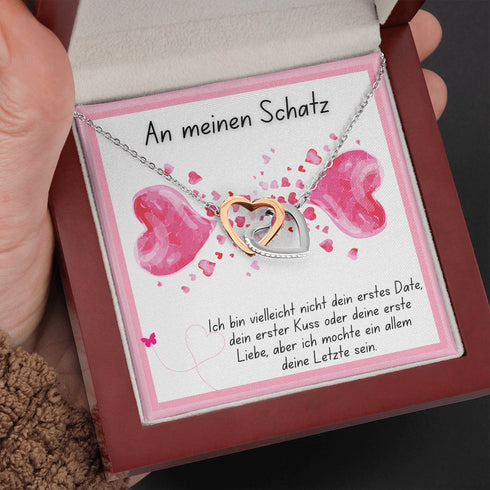 Halskette für einen geliebten Menschen - "Du bist mein Leben"