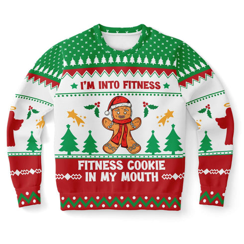 Weihnachtspullover - "Fitness Cookie"