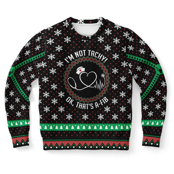 Weihnachtspullover - "I'm not tachy!"
