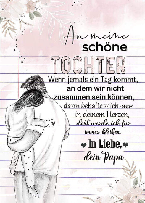 Divesart - Decke vom Vater an die Tochter - "Ein Hauch von Liebe"