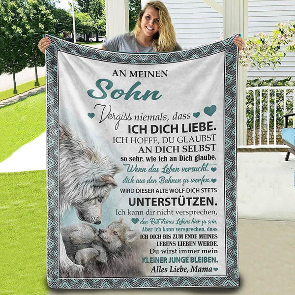 Divesart - Decke von Mutter zu Sohn - "Wolfs Loyalität"