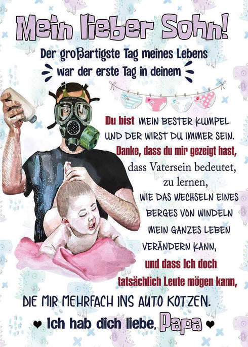 Divesart - Decke vom Vater an den Sohn - "Für dich, Sohn, bin ich zu allem bereit"