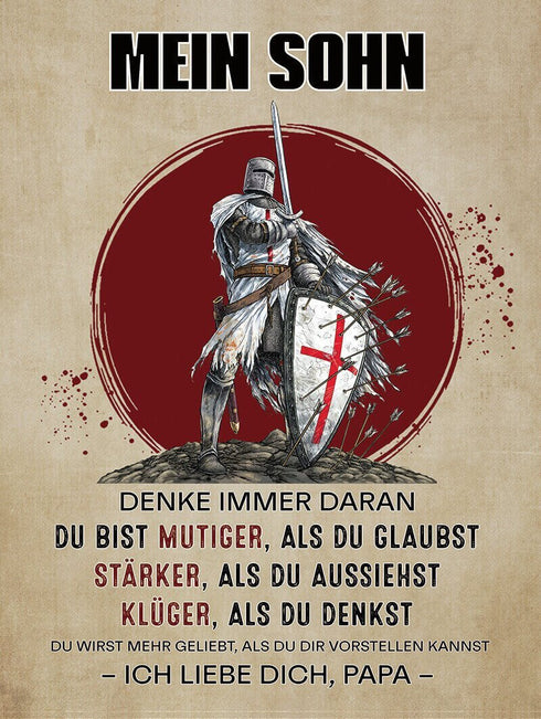 Divesart - Decke vom Vater an den Sohn - "Du bist mein Stolz"