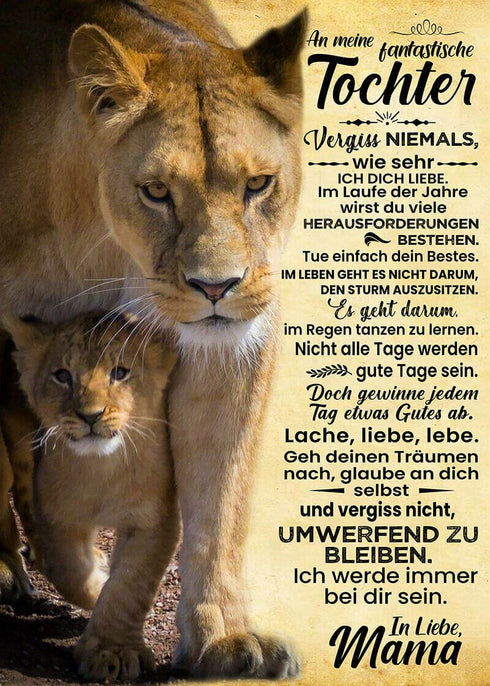 Divesart - Decke von Mutter zu Tochter - "Ich werde immer da sein"