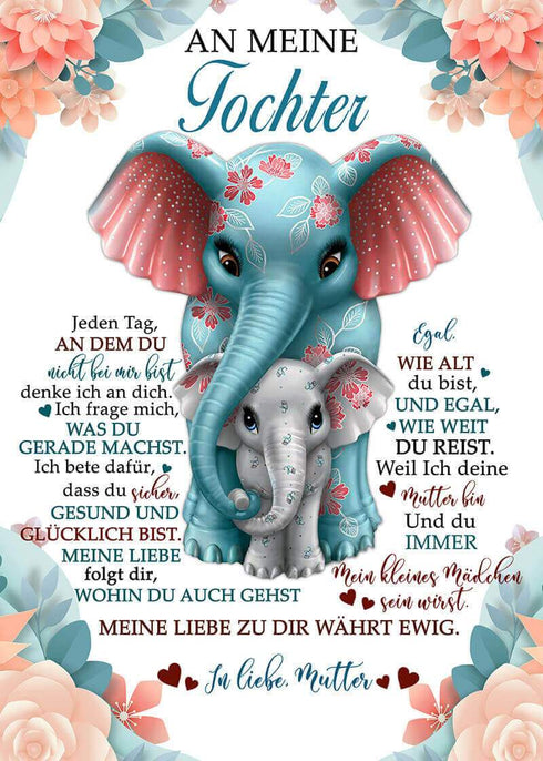 Divesart - Decke von Mutter zu Tochter - "Liebe in jedem Look"