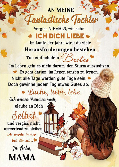 Divesart - Decke von Mutter zu Tochter - "Der Duft des Herbstes"