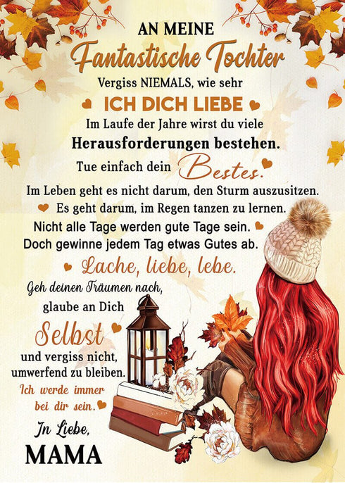 Divesart - Decke von Mutter zu Tochter - "Der Duft des Herbstes"