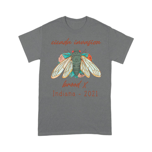 Divesart - Cicada Invasion brood X Indiana 2021 - Standard T-paita