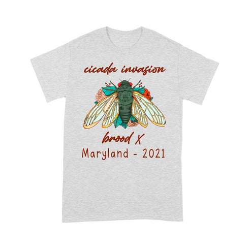 Divesart - Cicada Invasion brood X Maryland 2021 - Standard T-paita