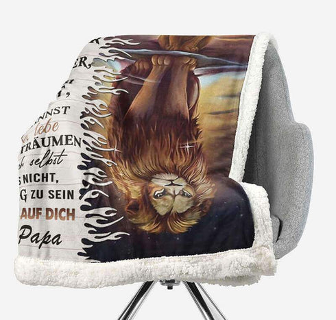 Divesart - Decke vom Vater an die Tochter - "Meine Stärke liegt in dir"