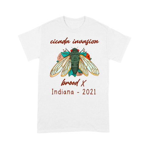 Divesart - Cicada Invasion brood X Indiana 2021 - Standard T-paita
