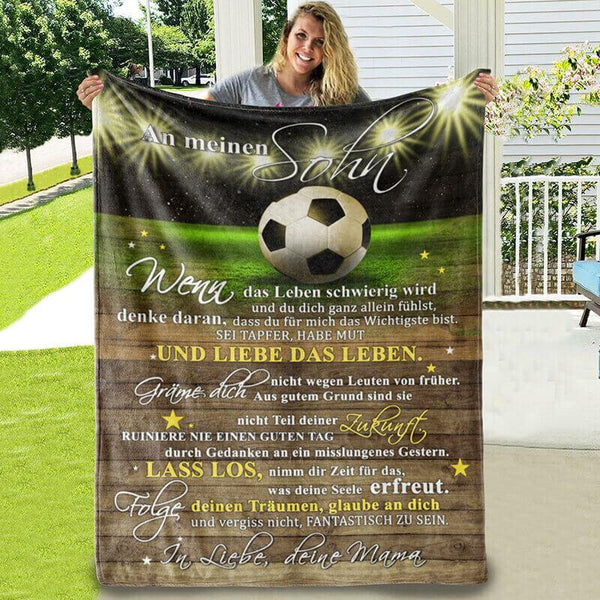 Divesart - Decke von Mutter zu Sohn - "Ich bin immer stolz auf dich"