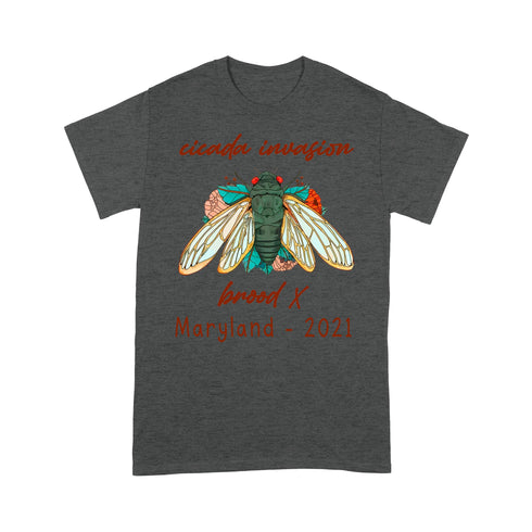 Divesart - Cicada Invasion brood X Maryland 2021 - Standard T-paita