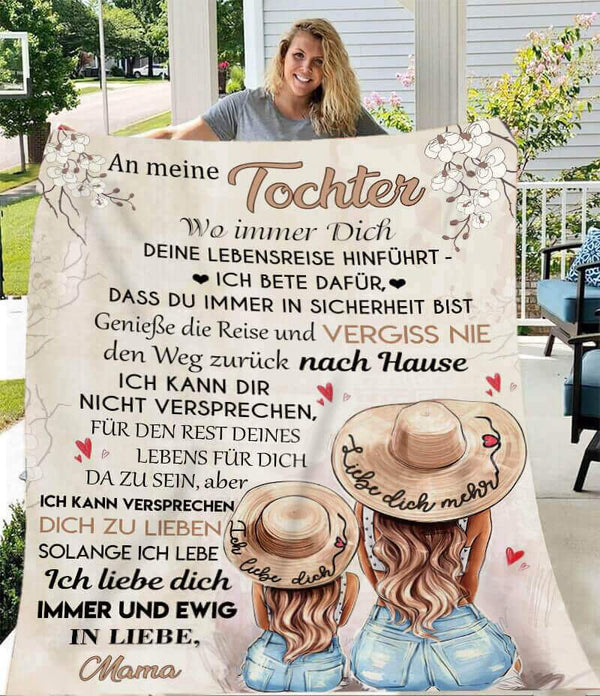 Divesart - Decke von Mutter zu Tochter - "Urlaub mit Mama"