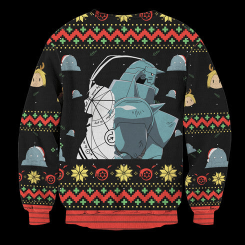 Fullmetal Christmas Unisex Wool Sweater