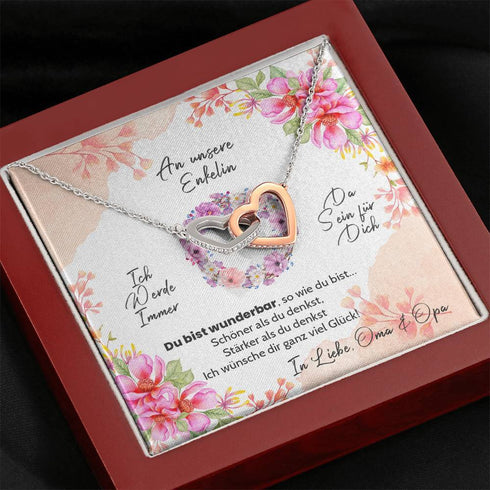 Herz Kette - An unsere Enkelin