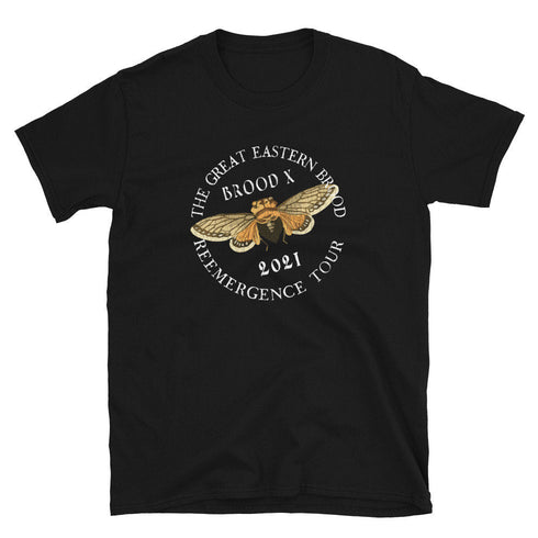 Cicada T-Shirt / Great Eastern Brood X Reemergence Tour 2021 / Entomology Unisex Tee Shirt