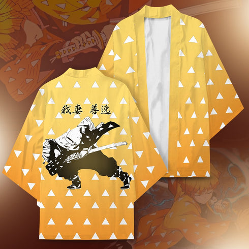 Kimetso No Yaiba Zenitsu Kimono