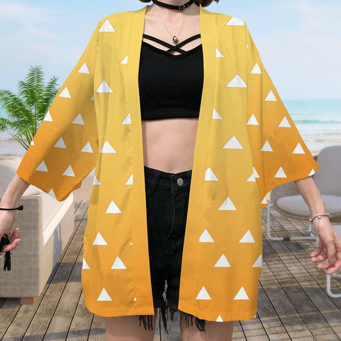 Kimetso No Yaiba Zenitsu Kimono