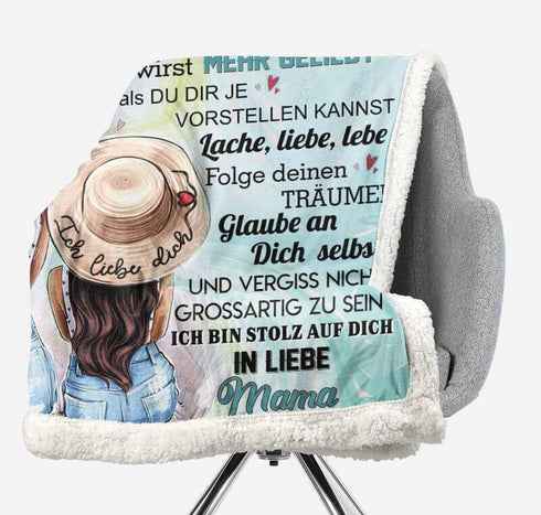 Divesart - Decke von Mutter zu Tochter - "Schönheit meiner Liebe"