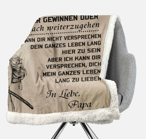 Divesart - Decke vom Vater an den Sohn - "Für meinen besten Jungen"