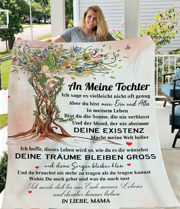 Divesart - Decke von Mutter zu Tochter - "Baum des Lebens"