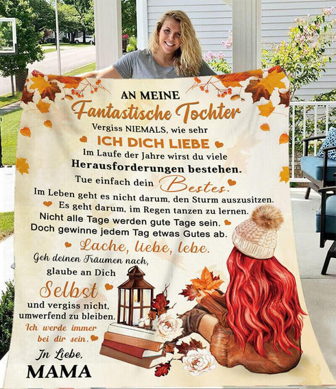 Divesart - Decke von Mutter zu Tochter - "Der Duft des Herbstes"