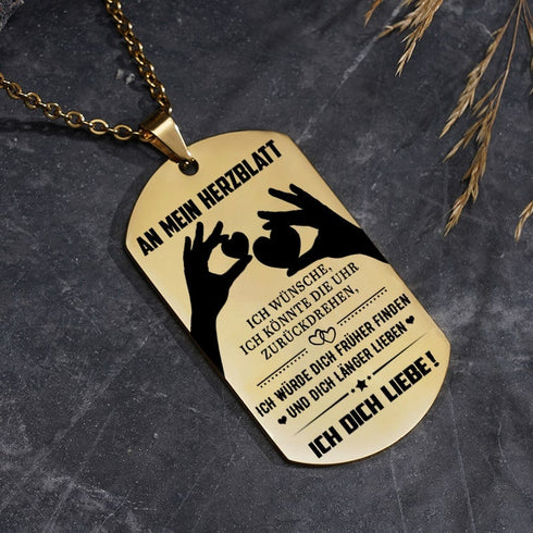 Liebe liegt in unseren Händen - Anhänger für einen geliebten Menschen