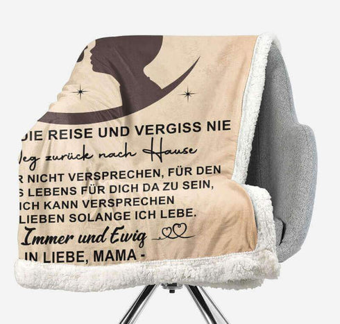 Divesart - Decke von Mutter zu Tochter - "Geheimnisse des kleinen Mädchens"