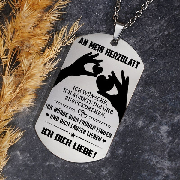 Liebe liegt in unseren Händen - Anhänger für einen geliebten Menschen