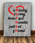 To Mother Canvas Print Wall Art