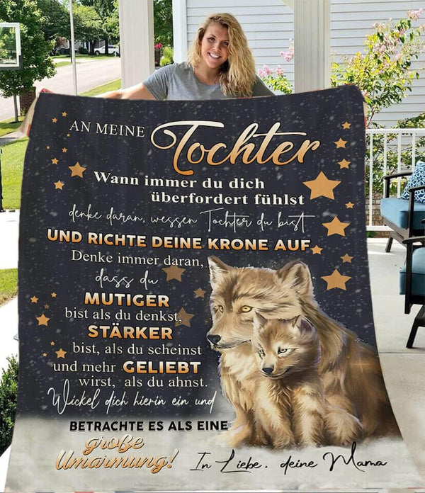 Divesart - Decke von Mutter zu Tochter - "Alle Sterne für dich"