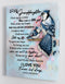 To My Granddaughter - From Grandma - Framed Canvas Gift GMD036 - DivesArt LLC