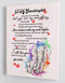 To My Granddaughter - From Nana - Elephant Framed Canvas Gift GMD029 - DivesArt LLC