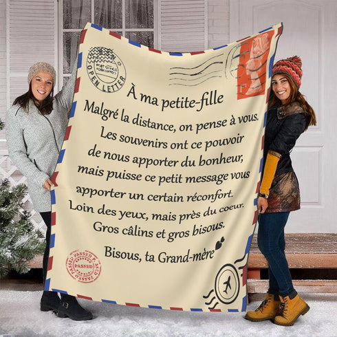 Couverture Personnalisée À Ma Petite Fille
