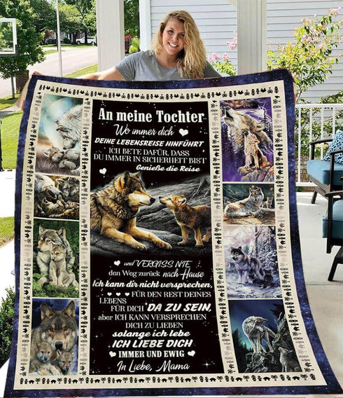 Divesart - Decke von Mutter zu Tochter - "Die Wärme der Liebe"