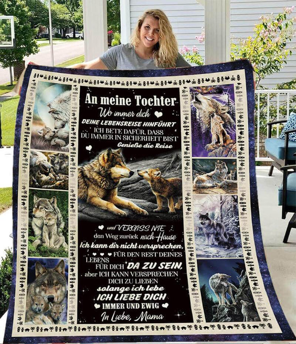 Divesart - Decke von Mutter zu Tochter - "Die Wärme der Liebe"