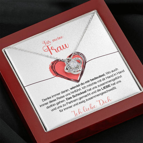 Divesart - Weißgold-Halskette - An meine zukünftige Frau