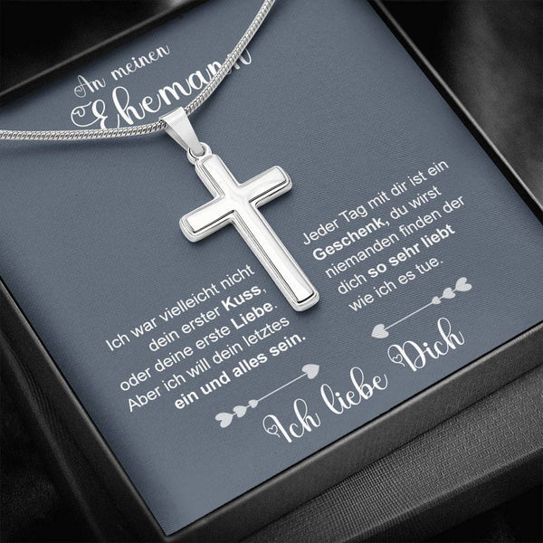 Divesart - Edelstahl-Halskette - An meinen Ehemann