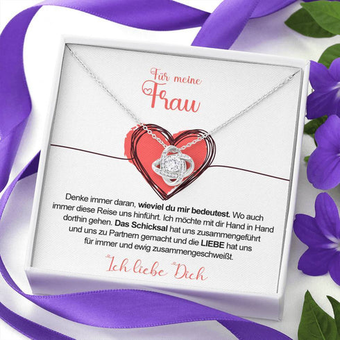 Divesart - Weißgold-Halskette - An meine zukünftige Frau