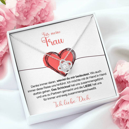 Divesart - Weißgold-Halskette - An meine zukünftige Frau