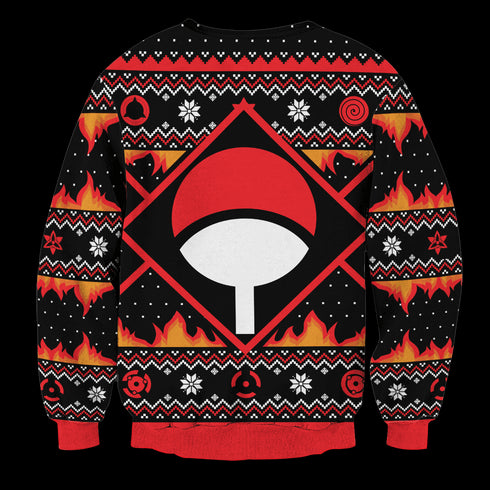 Uchiha Kekkei Genkai Unisex Wool Sweater